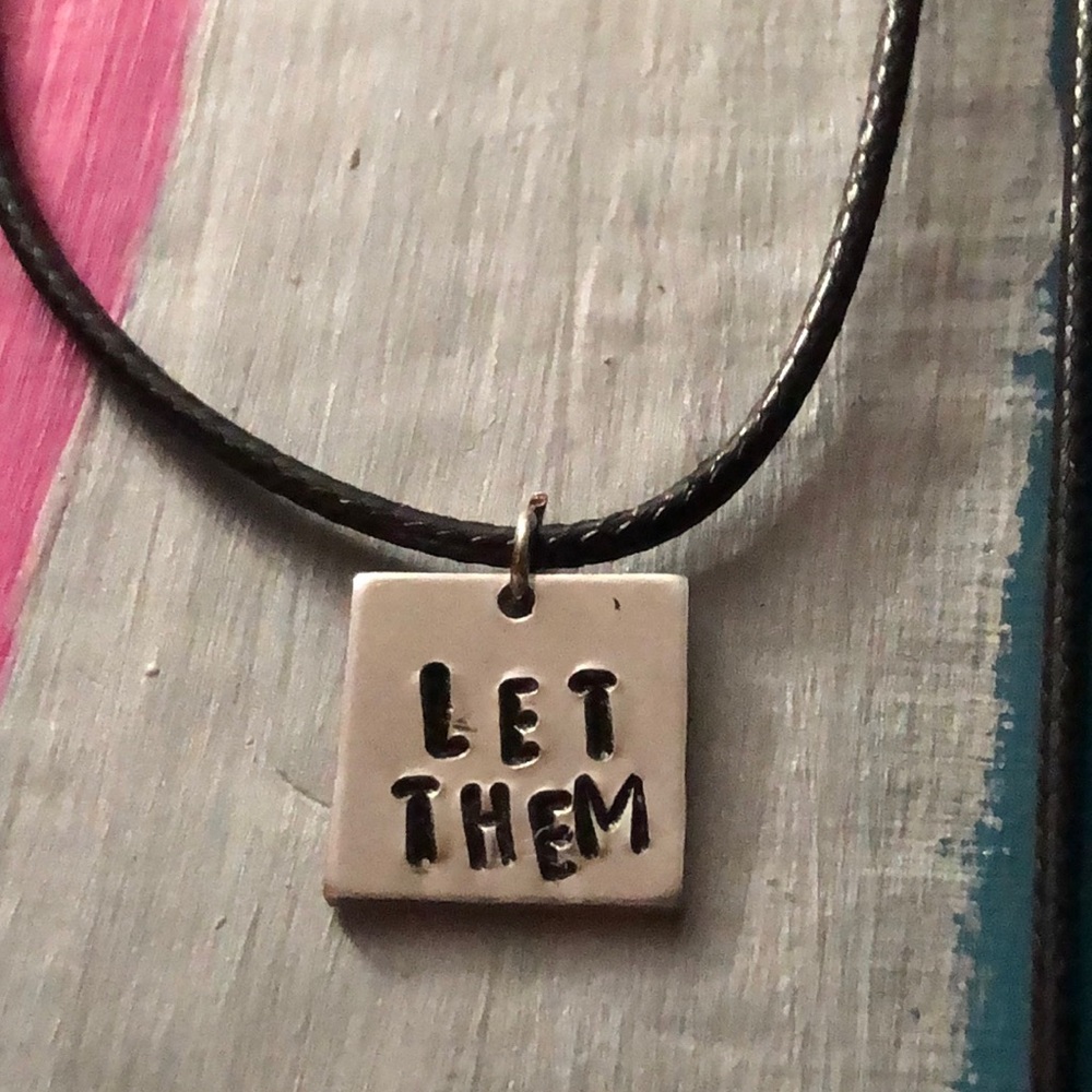 Let Them Necklace - Picture 1 of 1